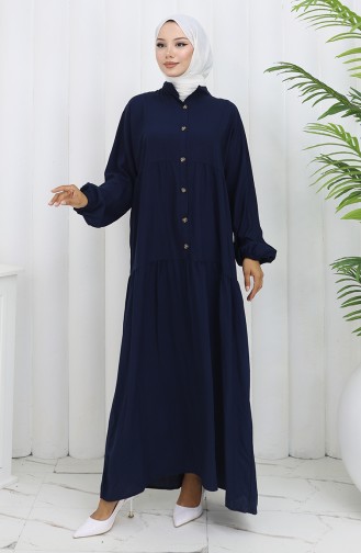 Robe Hijab Bleu Marine 2130-01