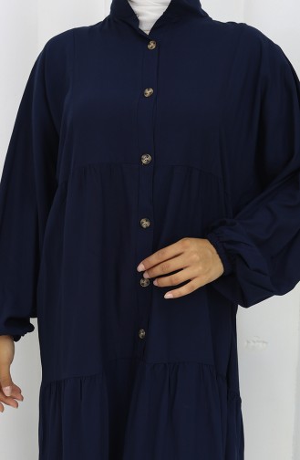 Robe Hijab Bleu Marine 2130-01