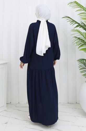 Robe Hijab Bleu Marine 2130-01