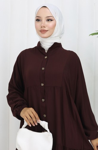 Robe Hijab Couleur Brun 2130-04
