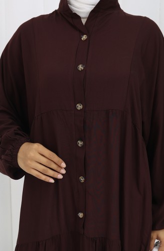 Robe Hijab Couleur Brun 2130-04