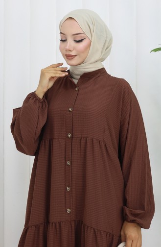 Robe Hijab Couleur Brun 2131-01