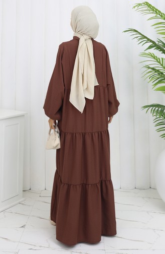 Robe Hijab Couleur Brun 2131-01