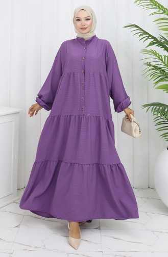 Lilac İslamitische Jurk 2131-04