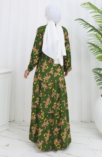 Robe Hijab Khaki 2132-01