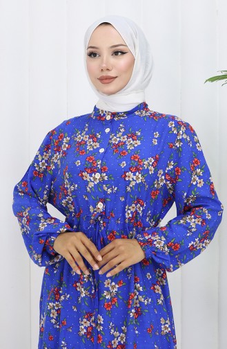 Saxe Hijab Dress 2132-05
