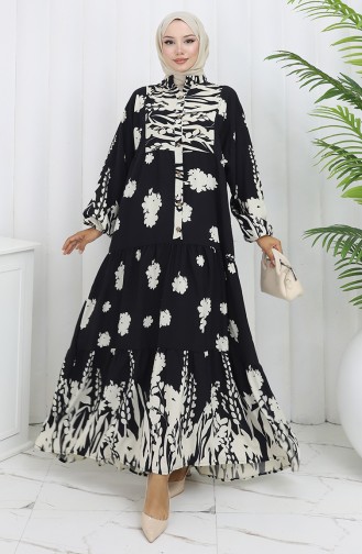 Robe Hijab Noir 2133-03