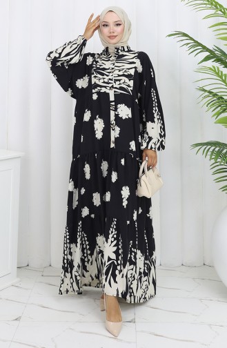 Robe Hijab Noir 2133-03
