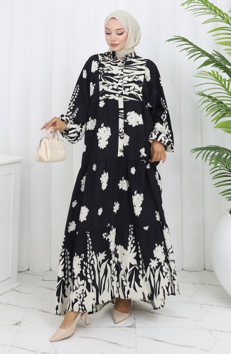 Robe Hijab Noir 2133-03