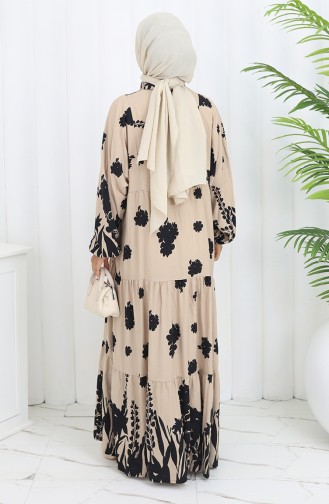 Black Hijab Dress 2133-05