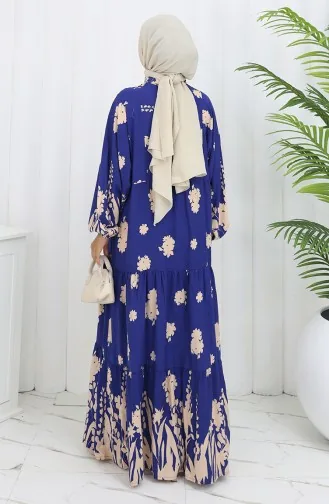 Robe Demi-boutonnée En Tissu Viscose 2133-06 Saks Mink 2133-06