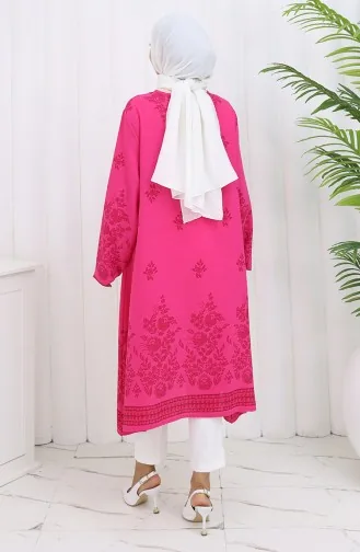تونيك منقوش 1012-04 فوشيا 1012-04