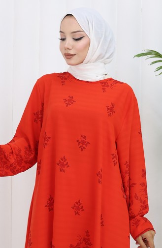 Granat-Blumen Tunikas 1012-06