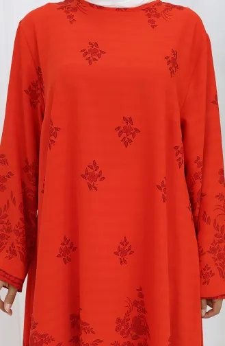 Patterned Tunic 1012-06 Pomegranate Flower 1012-06