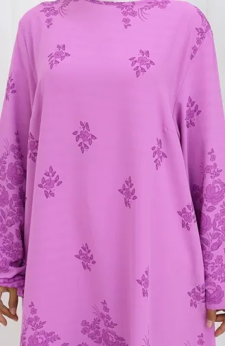 Patterned Tunic 1012-07 Dusty Rose 1012-07