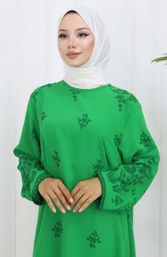 Patterned Tunic 1012-08 Emerald Green 1012-08