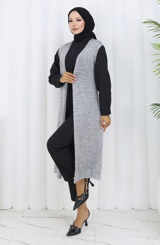 Gray Gilet 8762-01