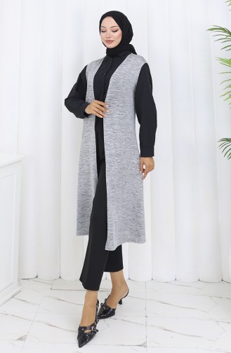 Gray Gilet 8762-01
