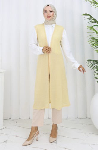 Light Yellow Gilet 8763-05