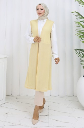 Light Yellow Gilet 8763-05