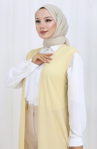 Light Yellow Gilet 8763-05