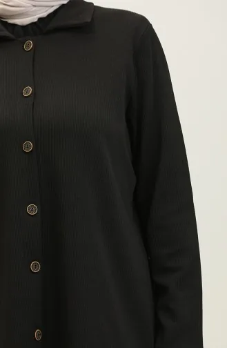 Ensemble Deux Pièces Tunique Et Pantalon Asya 2611-01 Noir 2611-01