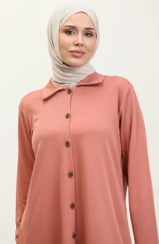 Ensemble Deux Pièces Tunique Et Pantalon Asiatique 2611-10 Rose 2611-10