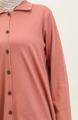 Ensemble Deux Pièces Tunique Et Pantalon Asiatique 2611-10 Rose 2611-10