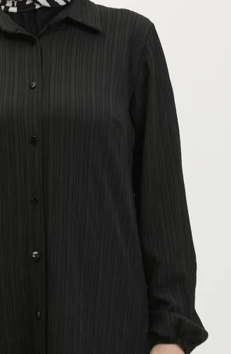 تونيك جيلي للنساء بمقاسات كبيرة 2035-01 أسود 2035-01