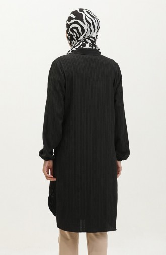 Tunique Jale Pour Femme Grande Taille 2035-01 Noire 2035-01