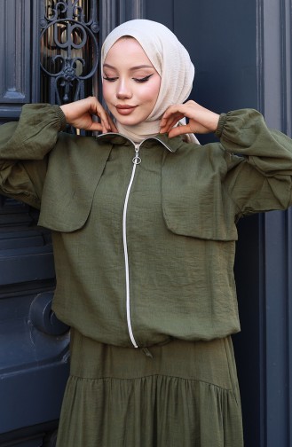 Khaki Anzüge 0129-17