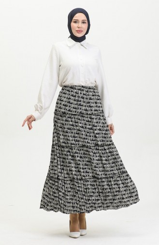 تنورة أزرق كحلي 3161-04