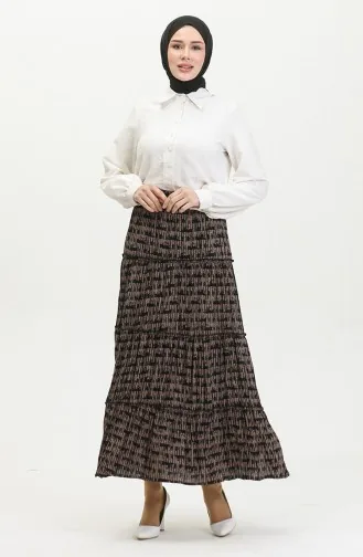 تنورة ألميلا غجرية من الفيسكوز 3161-05 من المنك 3161-05