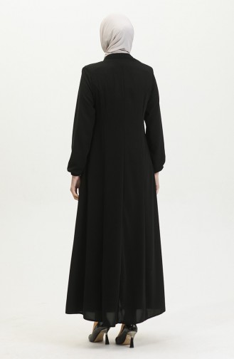 Black Abaya 3018-01