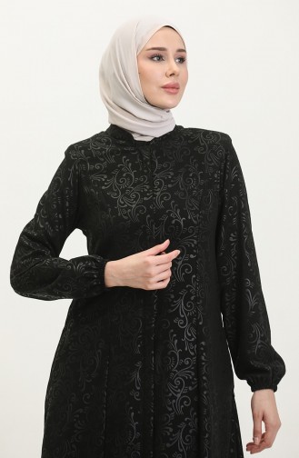 Black Abaya 3018A-01