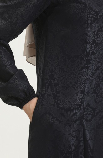 Navy Blue Abaya 3018B-02