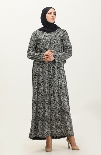 Robe Hijab Noir 4470B-01