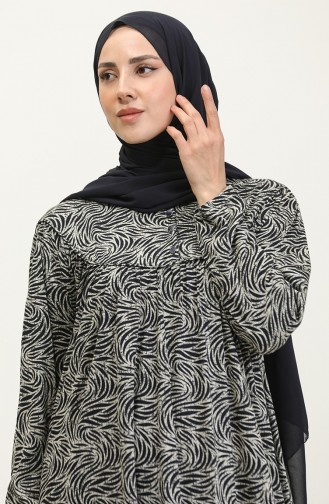 Robe Hijab Noir 4470B-01
