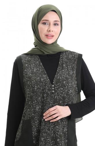 Gilet Sans Manches Khaki 994727A-03