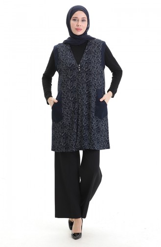 Navy Blue Gilet 994727B-02