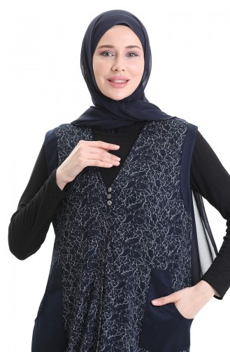 Navy Blue Gilet 994727B-02