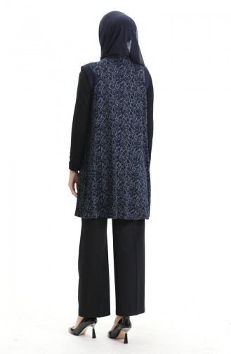Navy Blue Gilet 994727B-02