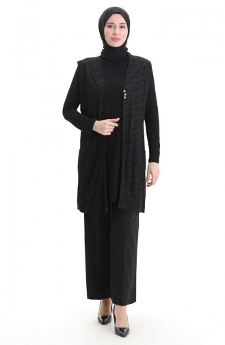 سترة بدون أكمام أسود 994727I-01