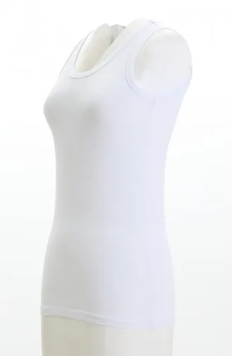 Trägertop Mit Trägern 5039-02 Weiss 5039-02