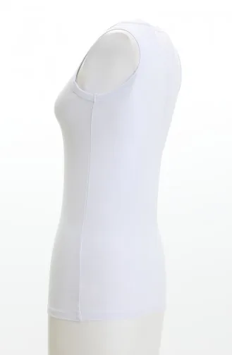 Trägertop Mit Trägern 5039-02 Weiss 5039-02