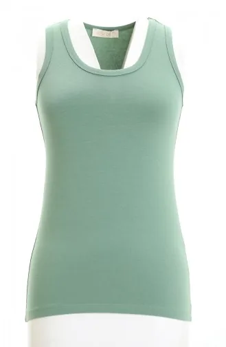 Straps-Tanktop 5039-04 Mandelgrün 5039-04