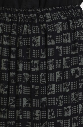 Ferah Katlı Çingene Büyük Beden Etek 3165C-02 Haki