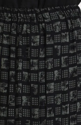 تنورة غجرية واسعة بطبقات ومقاسات كبيرة 3165C-02 كاكي 3165C-02