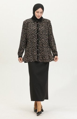 Mink Overhemdblouse 3605-03