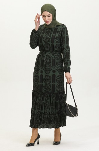 Green İslamitische Jurk 4599-03